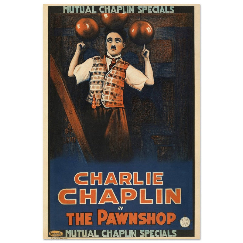 Charlie Chaplin The Pawnshop movie poster.