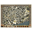 London Theatreland city vintage map 1915 by Gill, Leslie MacDonald.