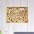 Pictorial old map of the United States of America by Ernest Dudley Chase