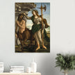 Pallas and the Centaur by Sandro Botticelli. Antique painting art print. Greek mythology.