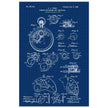 Winding Mechanism for Time Pieces, vintage clock patent .
