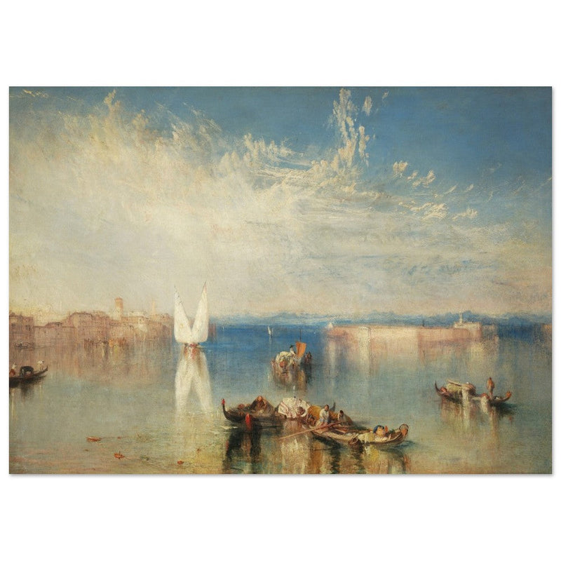 The Campo Santo Venice Italy antique painting by Joseph Mallord William Turner.