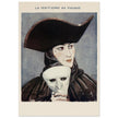 La Venitienne au Masque illustration published in Fantasio vintage magazine by George Barbier.