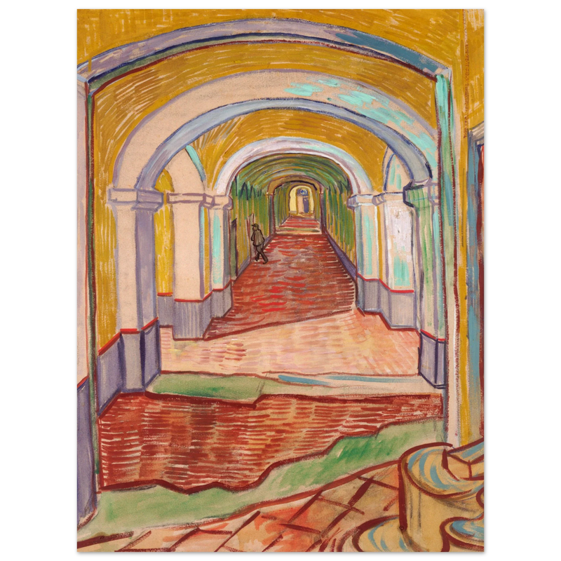 Corridor in the Asylum Vincent Van Gogh
