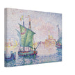 Paul Signac painting Venice, The Pink Cloud, 1909