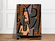 Paul Klee Bedrohliche Zeichen ( Threatening signs ). Abstract painting.  artwork. Wallart