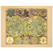 Planisphaerium Coeleste Celestial chart by Melchior Rein. Old vintage celestial atlas map.