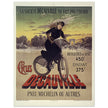 The Decauville Cycles vintage poster around 1895.