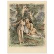 Paul Emile Becat erotic illustration Les Baiseres ( The Kisses )