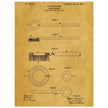 Toothbrush patent illustration by H E Sandiford.