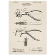Vintage Adjustable Nut Cracker patent by William H. Edwards.