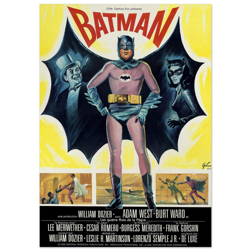 Batman the movie 1967 poster  french version.
