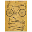 Vintage bicycle patent 1899 by M. C Johnson.