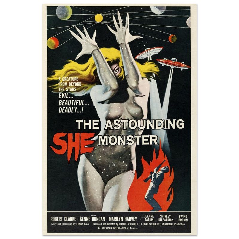 The Astounding She Monster movie poster.