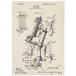 vintage microscope patent by J H Ford.