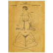 Brassiere patent drawing by M P Jacob.