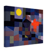 Paul Klee Fire at Full Moon abstract painting.   .