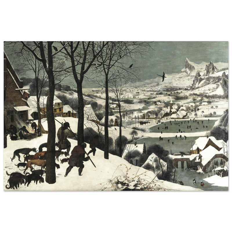 Hunters in the Snow painting by Pieter Bruegel.