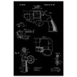 Vintage revolver patent by C P O'Neill.