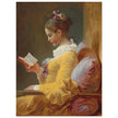 Young Girl Reading painting by Jean-Honoré Fragonard 1769.