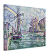 Paul Signac Quimper Quai de l'Odet, Quimper Odet Embankment painting