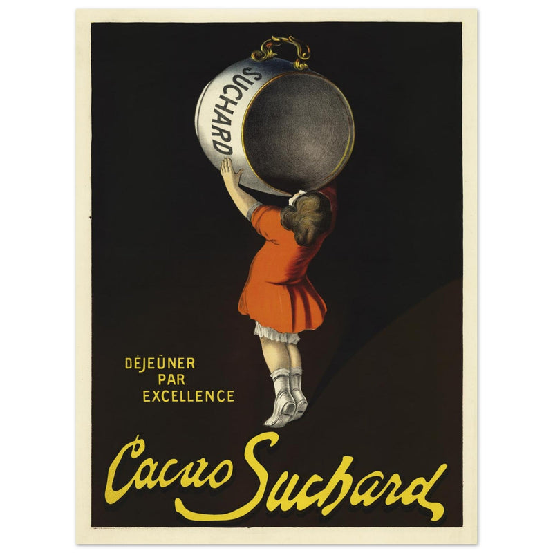 Cacao Suchard vintage advertising poster of 1911 made by Leonetto Cappiello.