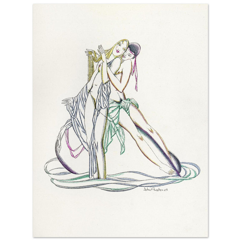 Daphnis and Chloe illustration by John Austen.
