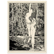 John Austen illustration for Hamlet The death of Ophelia