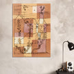 Paul Klee Hoffmanesque Scene abstract painting.