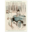 Les Belles Etrennes by Fabien Fabiano.  illustration of an illustration published in Fantasio Magazine in the 30s.