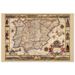 Nova Hispaniae ancient map reproduction of 1610 by Jodocus Hondius based on Gerhard Mercator