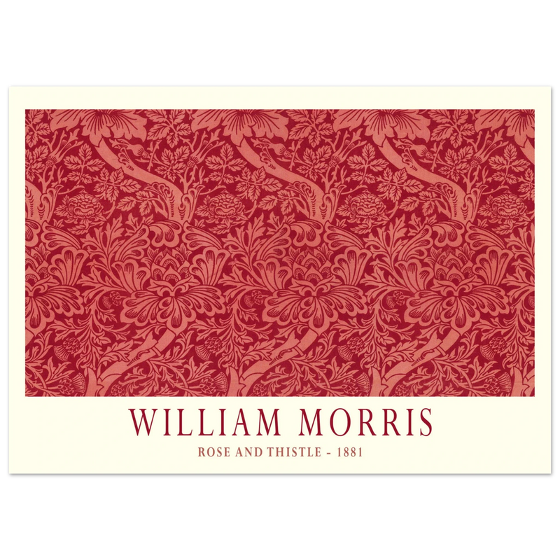 William Morris Rose and Thistle 1881.