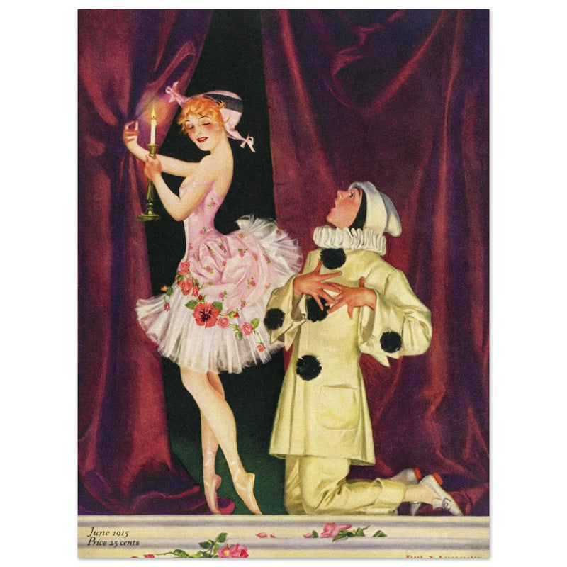 Frank Xavier Leyendecker vintage illustration for famous magazine cover.