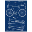 Vintage bicycle patent 1899 by M. C Johnson.