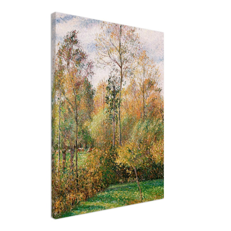 Autumn Poplars Eragny by Camille Pissarro 1894.