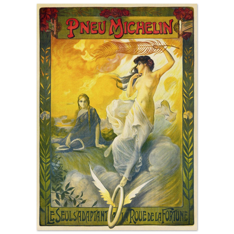 Michelin tyres vintage advertising from 1895.