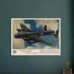 Lancaster Bombers vintage poster reproduction