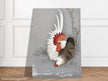 Rooster and chicken by Ohara Koson