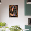 Paul Klee Bedrohliche Zeichen ( Threatening signs ). Abstract painting.  artwork. Wallart