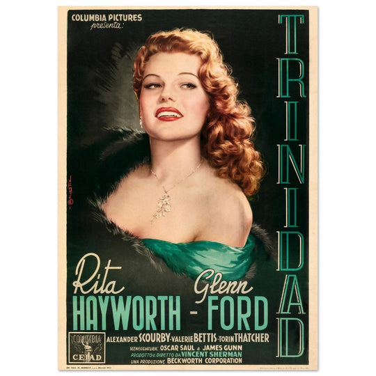 Affair in Trinidad movie poster.