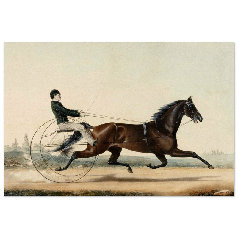 Racehorse Mac by  Nathaniel Currier 1853.