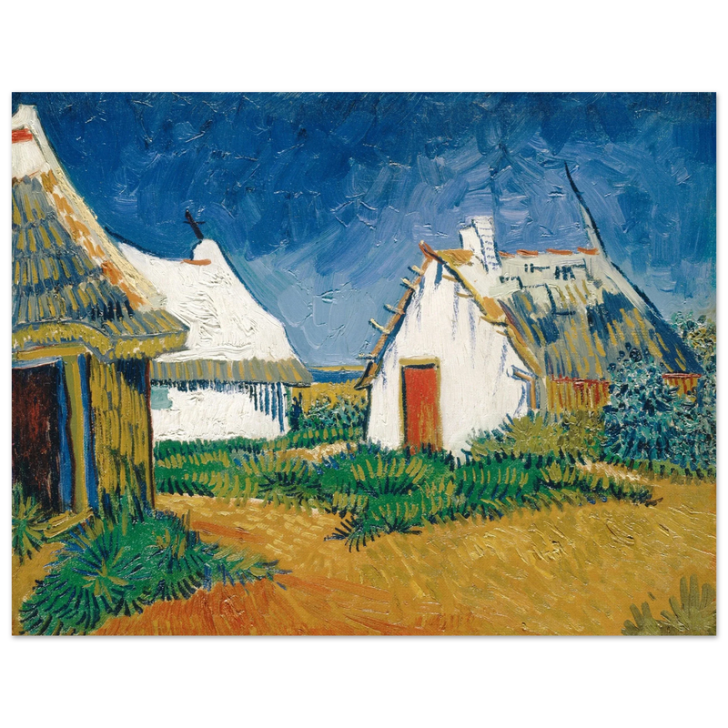 White Cottages at Saintes-Maries by Vincent Van Gogh