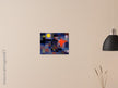 Paul Klee Fire at Full Moon abstract painting.   .