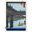 Bamboo Yards and Kyo Bridge by Utagawa Hiroshige