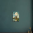 Old dutch windmill painting by Paul Gabriel XIX Century.