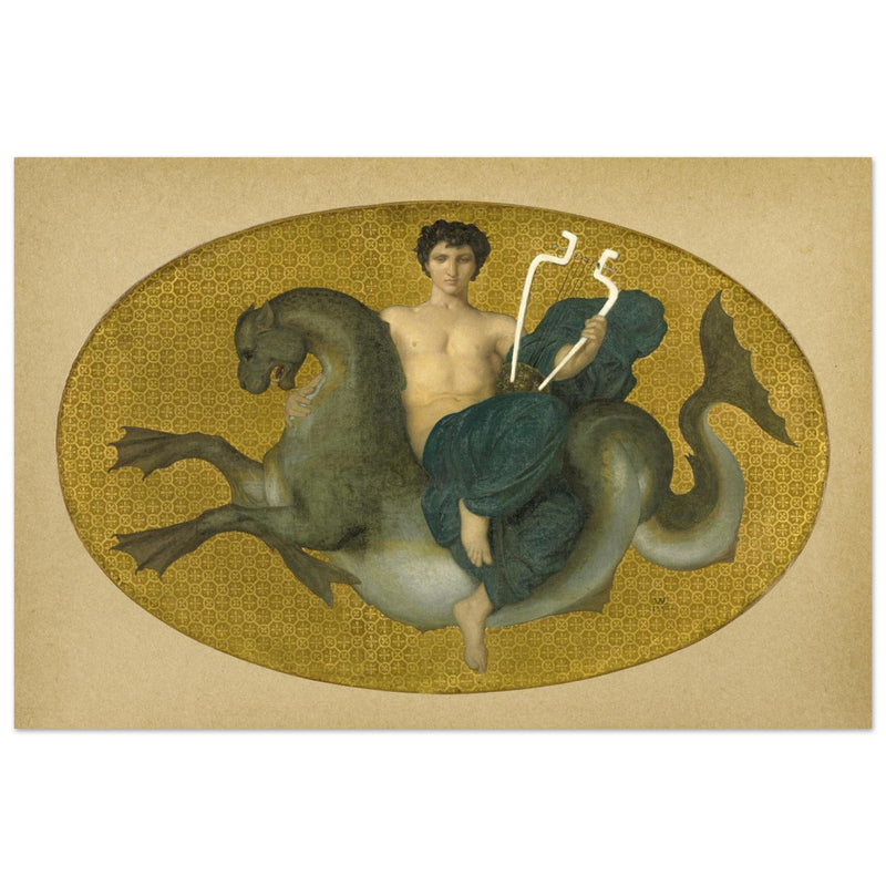 William Adolphe Bouguereau painting Arion on a Sea Horse