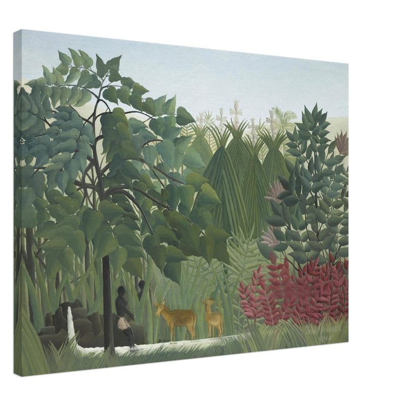 Henri Rousseau The Waterfall painting