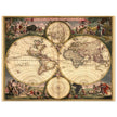 1682 Ancient double hemisphere world map by Frederick de Wit . Nova Orbis Tabula .