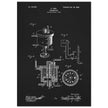 Carbureter vintage patent illustration by John Ford.