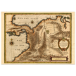 Ancient map print of Central America and the northwestern part of South America 1631.